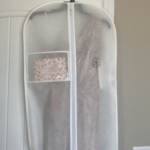 Revelry Starla Sequin bridesmaids dress in rose gold
